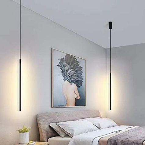 pendelleuchte schlafzimmer modern Backdate Dekor 0 Modern Pendelleuchte Hängelampe LED Schlafzimmer Wohnzimmer Schwarz Kreativ  Rechteck Höhenverstellbar Design Leseleuchte Kronleuchter für Küchen Bar