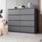 Niche Utama Home Furnix Kommode Mit  Schubladen  X  X  Cm In Anthrazit/Grau