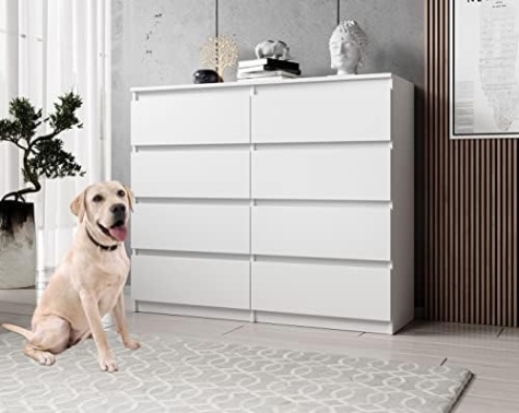 Niche Utama Home Furnix Kommode Mit  Schubladen  X  X  Cm In Weiß Matt