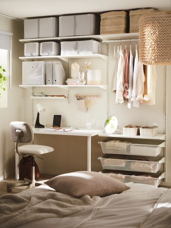 Niche Utama Home Great Ideas For A Small, Calm, Organized Bedroom – IKEA