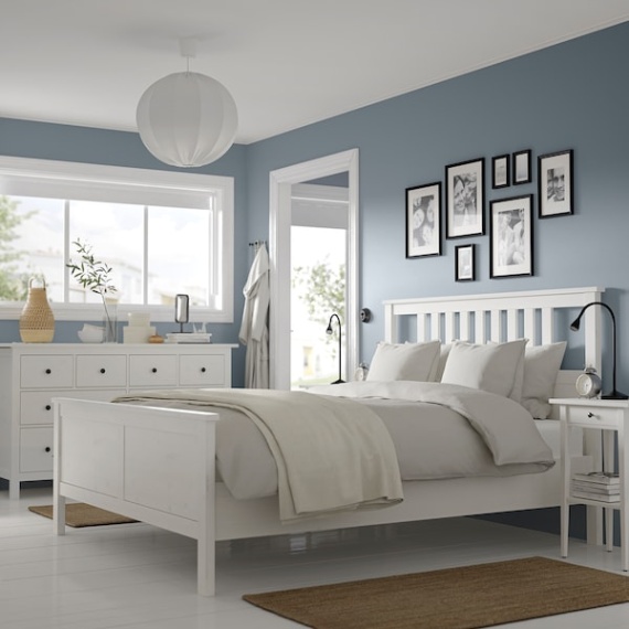 ikea schlafzimmer set Niche Utama Home HEMNES bedroom furniture, set of , white stain, x cm - IKEA