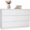 Niche Utama Home Home Collective Kommode Weiß Mit Sechs Schubladen, Schlafzimmer Flur,  Schrank, Sideboard, Highboard, Breite  Cm Höhe Cm