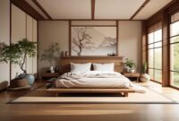 Japanisches Schlafzimmer