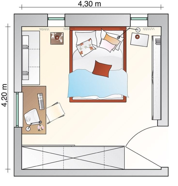 kleines schlafzimmer einrichten grundriss Niche Utama Home Kleine Räume: Ideen für schlaue Lösungen  Designs kleiner