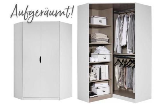 kleiderschrank für kleines schlafzimmer Niche Utama Home Kleines Schlafzimmer optimal einrichten  BAUR