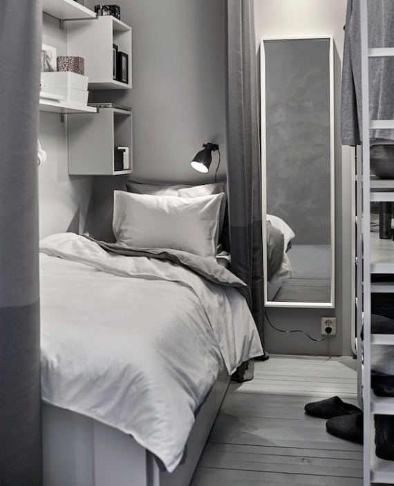 kleines schlafzimmer einrichten ikea Niche Utama Home Kleines Schlafzimmer - viel Stauraum - IKEA Österreich