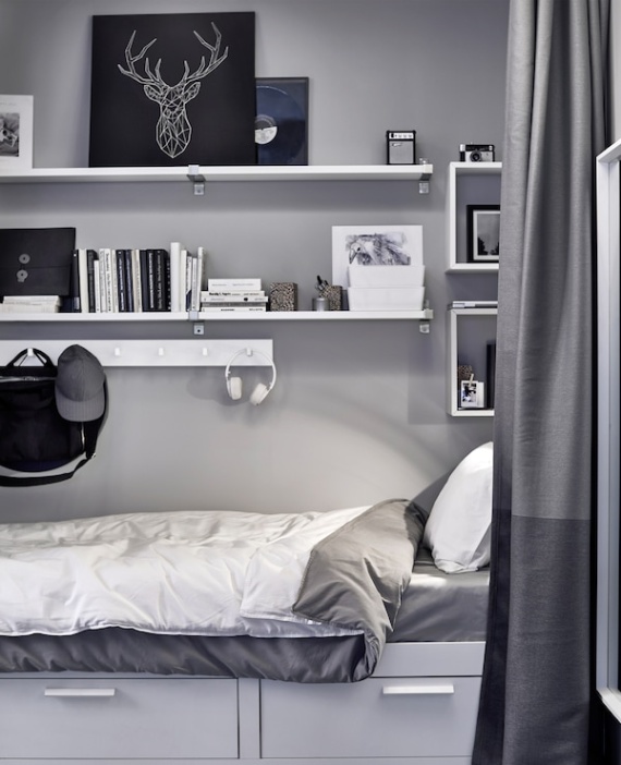 kleines schlafzimmer einrichten ikea Niche Utama Home Kleines Schlafzimmer - viel Stauraum - IKEA Österreich