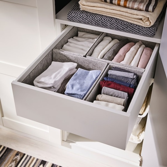 ikea schubladen organizer schlafzimmer Niche Utama Home KOMPLEMENT Box, hellgrau, xx cm - IKEA Deutschland