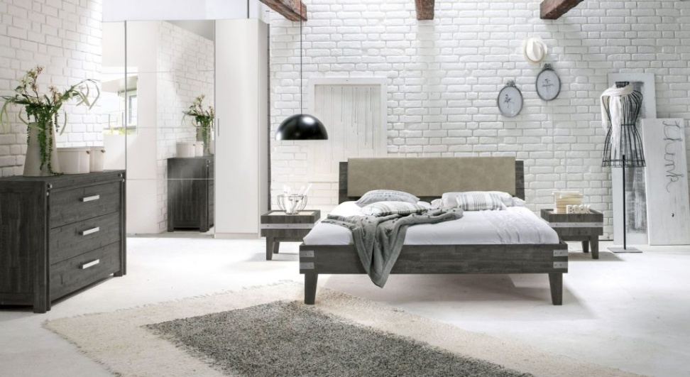 industrial style schlafzimmer Niche Utama Home Möbel im Industrial-Stil - Loft-Flair im Schlafzimmer -