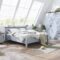 Niche Utama Home Modernes Schlafzimmer Set In Grau Massiv   Tlg.