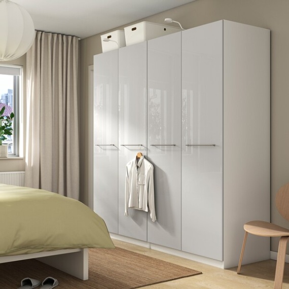 Niche Utama Home PAX / FARDAL Kleiderschrank - Weiß/Hgl Hgra Xx Cm