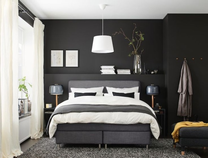 ikea schlafzimmer dunkel Niche Utama Home Schlafzimmer: Ideen & Inspirationen  Schlafzimmer inspiration