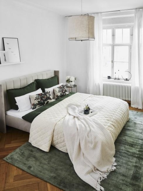 ideen schlafzimmer grün Niche Utama Home Schlafzimmer in Grün einrichten:  schöne Ideen  Westwing