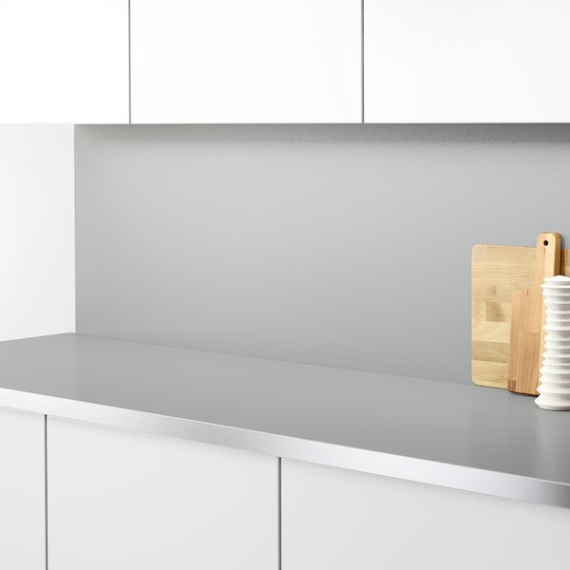 Niche Utama Home SIBBARP Wandpaneel Maßgefertigt – Aluminiumfarben Laminat  M²x