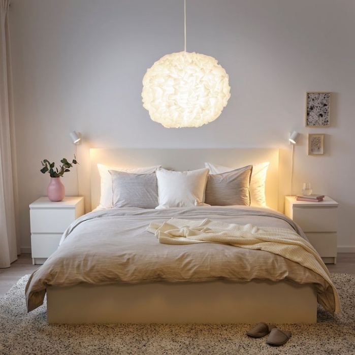 Niche Utama Home VINDKAST Pendant Lamp, White,  Cm (") - IKEA CA  Intérieur De