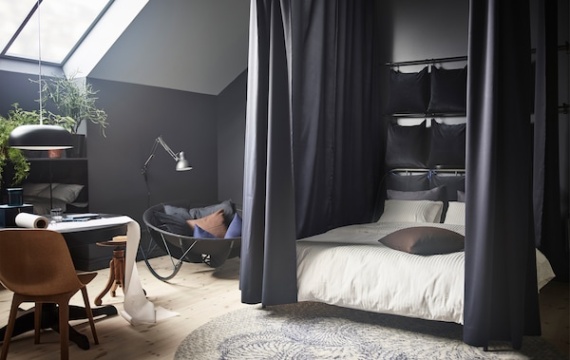 ikea schlafzimmer gardinen Niche Utama Home Vorhang zu für wunderbare Träume - IKEA Österreich