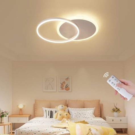 lampe schlafzimmer dimmbar Niche Utama Home W LED Deckenleuchte Dimmbar Deckenlampe Schlafzimmer, cm Modern  Deckenleuchte Ring Lampe Wohnzimmer, Schlafzimmerlampe LED Deckenlampe für